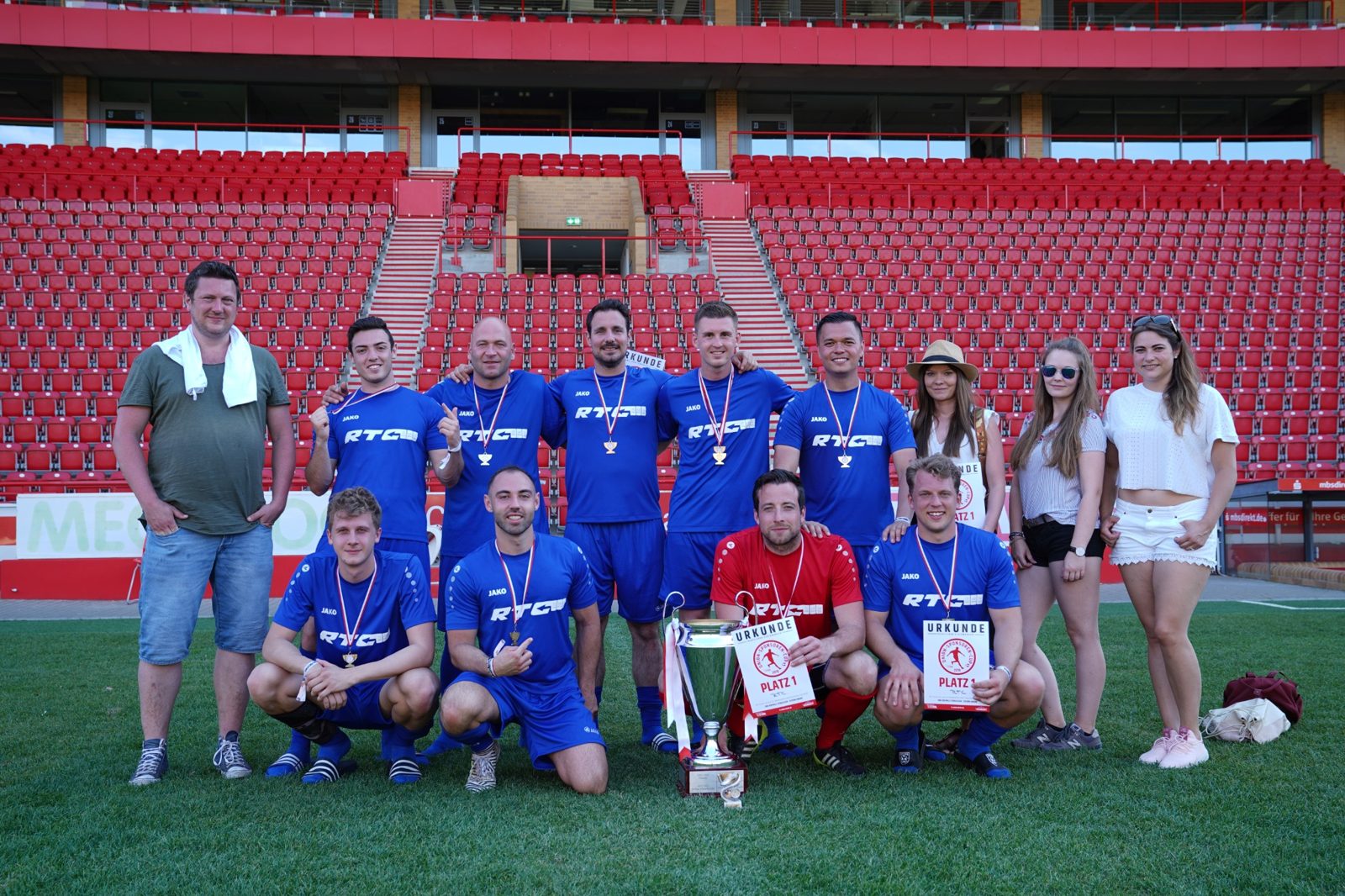Das RTC-Team beim Union-Sponsoren-Cup